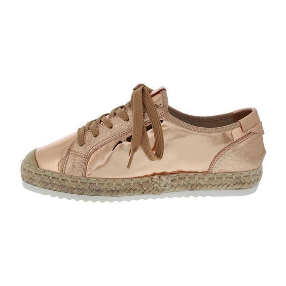 Angelina Shoes Rose Gold Espadrille Sneakers Poshmark
